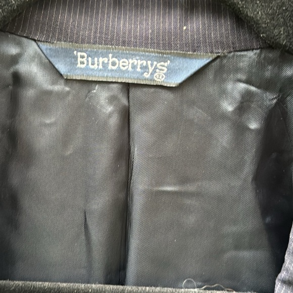 Burberry’s vintage wool blazer, navy blue, size 46 - Picture 2 of 9